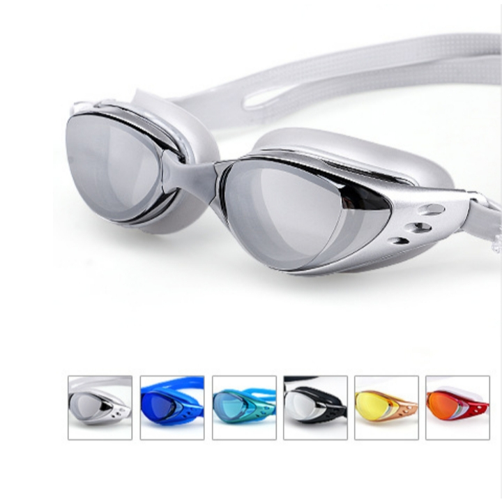 6100แว่นตาว่ายน้ำ ป้องกันหมอก รังสียูวี มีสีสันสดใส พร้อมส่ง!!!