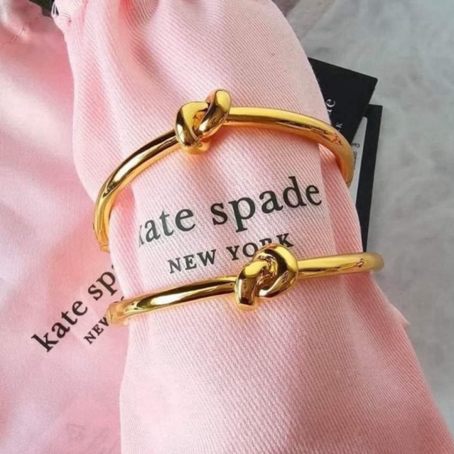 ^-^ส่วนลดXtra แฟชั่น 30%+ส่วนลดร้านค้า 5%: Kate Spade Sailor's Knot Hinge Bangle O0R00065 กำไล สร้อย ต่างหู ทรง Infinity