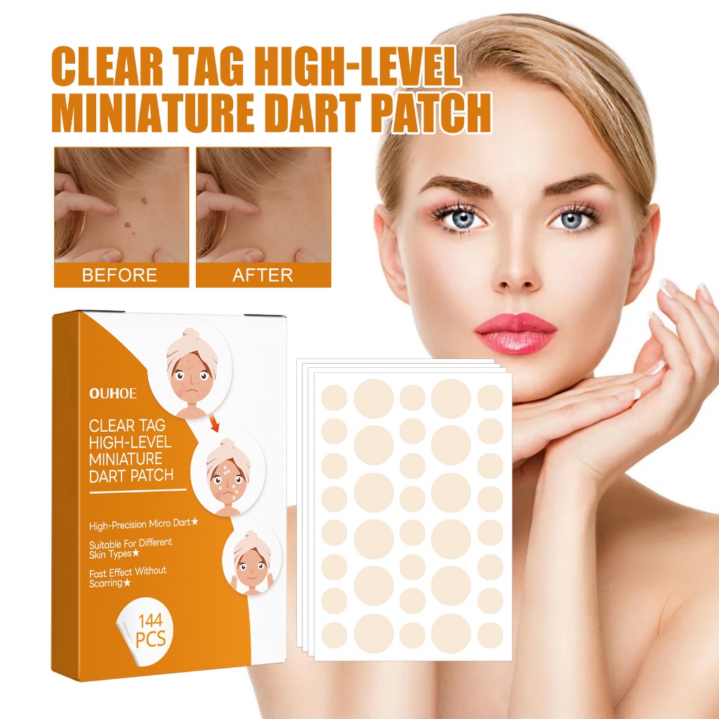 จุดประเทศไทย✨OUHOE แท็กซ่อมแซม Nevus Label แก้ไขตาไก่หูดเม็ดเนื้อคอ แผ่นขจัดกระไฝหูดทำความสะอาดผิว