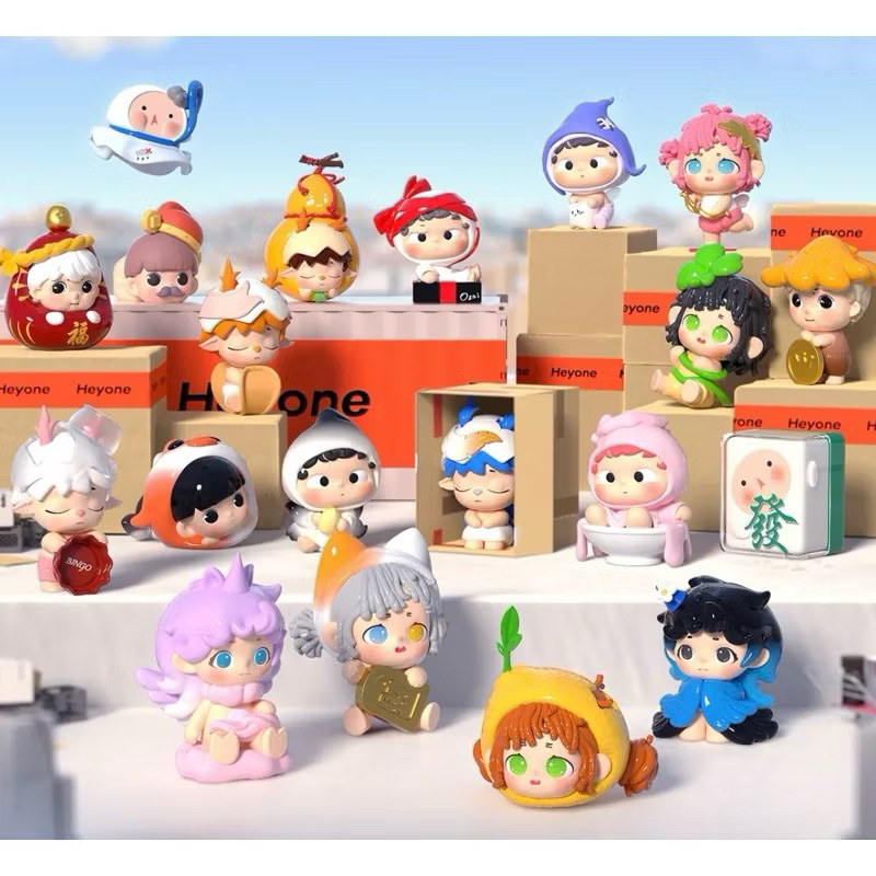 [[แบบสุ่ม✨จัดส่งแบบไม่แกะ]] Heyone Mini V.4 Good Lunch Manufacture[1สุ่มได้4ตัวจิ๋ว]