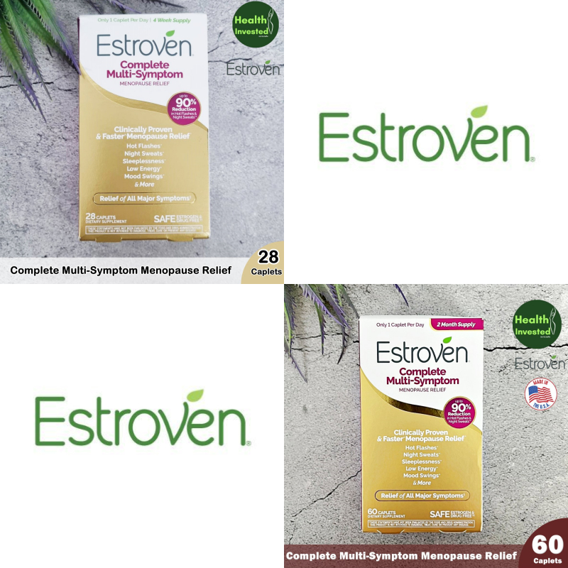 <Estroven> Complete Multi-Symptom Menopause Relief 28 or 60 Caplets อาหารเสริมสำหรับ วัยทอง