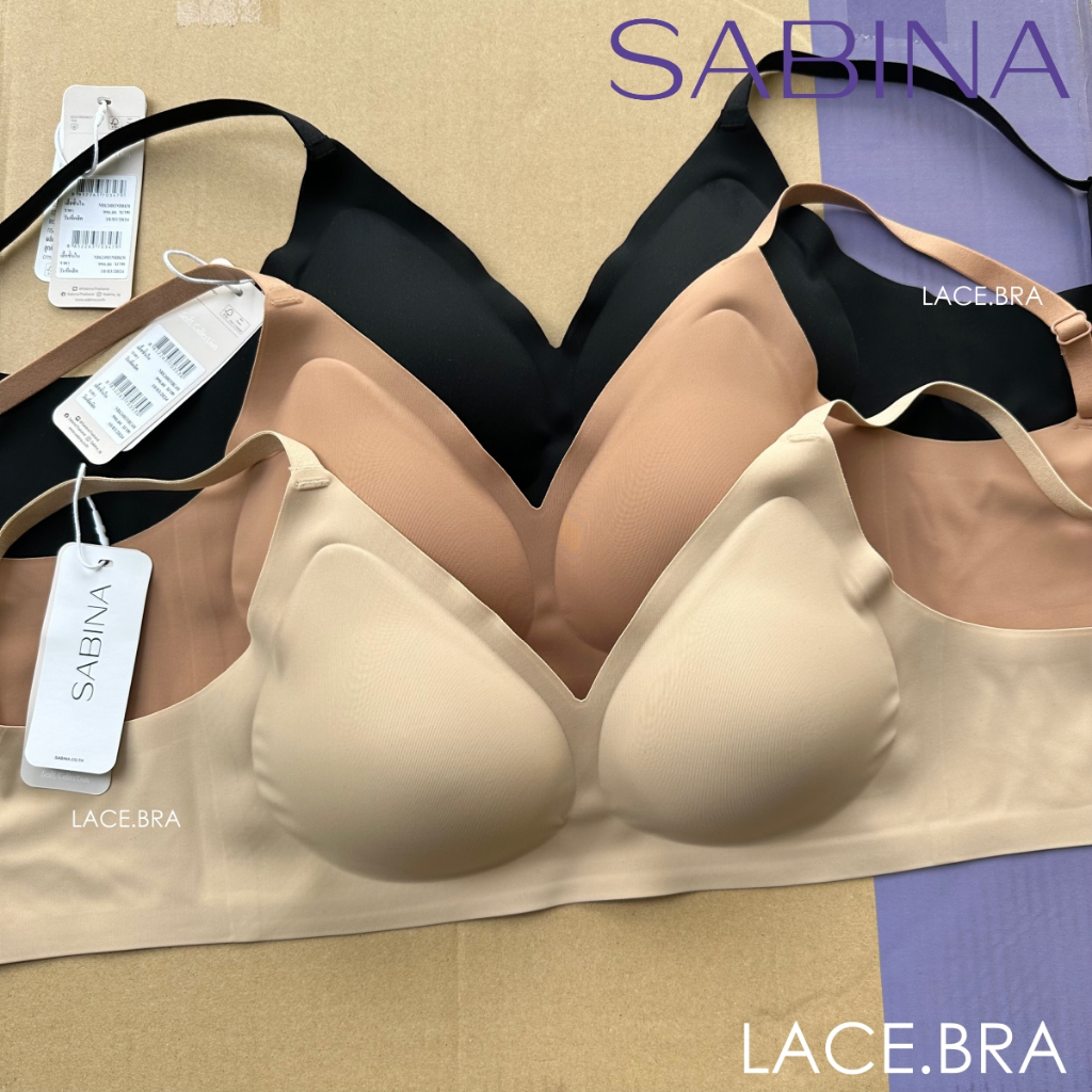 รหัส NBK24003 Sabina เสื้อชั้นใน (ไม่มีโครง) รุ่น Soft Collection Level 2 เสื้อชั้นใน ไร้ตะเข็บ ไร้โ