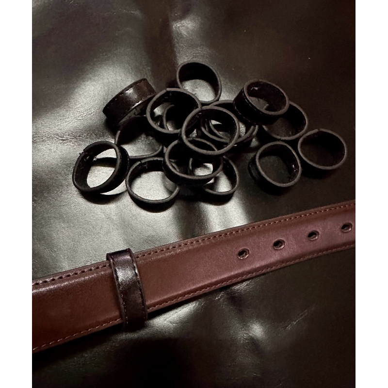 หวงเข็มขัด หูเข็มขัด(งานพียู)ราคาต่อ1ชิ้น พร้อมส่ง - รูปที่ 2