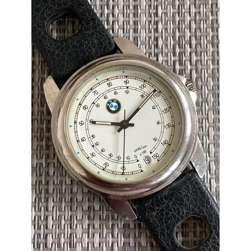 นาฬิกาหน้าปัดทำรูปไมค์รถมอเตอร์ไซด์ BMW Vintage Watch Speedometer BMW Motorcycle Automatic Swiss Mad