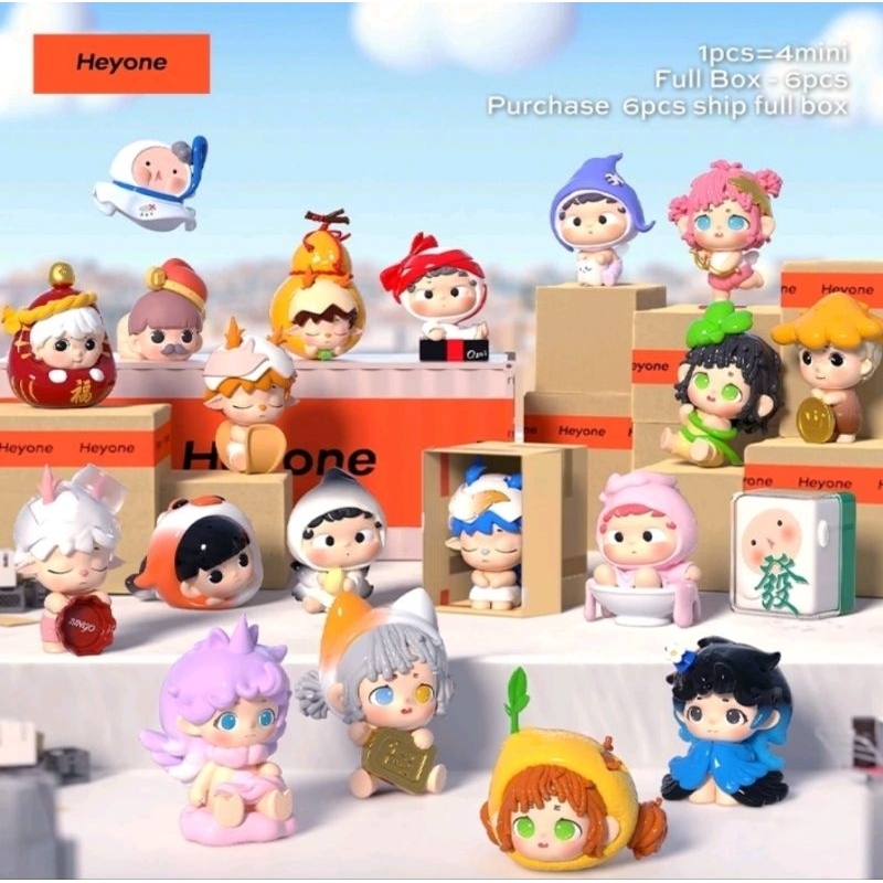 [แบบสุ่ม] Heyone mini V.4 Good Luck [1สุ่มได้4ตัวละคร]