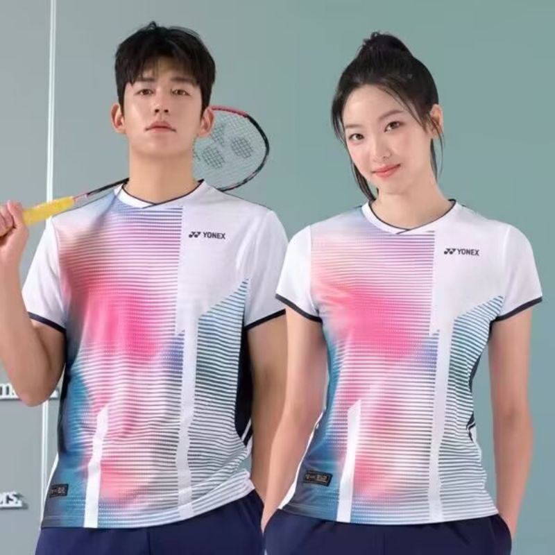 เสื้อแบดyy เกาหลี Lee yongdea รุ่นไหม่ล่าสุดLee yongdeaรุ่นล่าสุดส่งจากไทย ผ้าระบายอากาศ