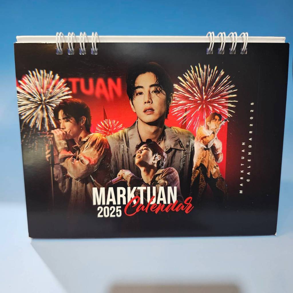 ปฏิทิน 2568 2025 มาร์ค ต้วน Mark Tuan แนวนอน ขนาด 6*8 นิ้ว 28 หน้า