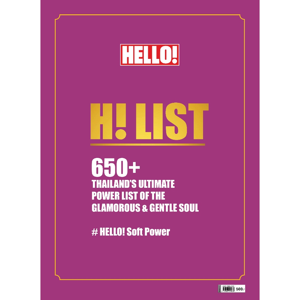 นิตยสาร HELLO ! H! List 2024