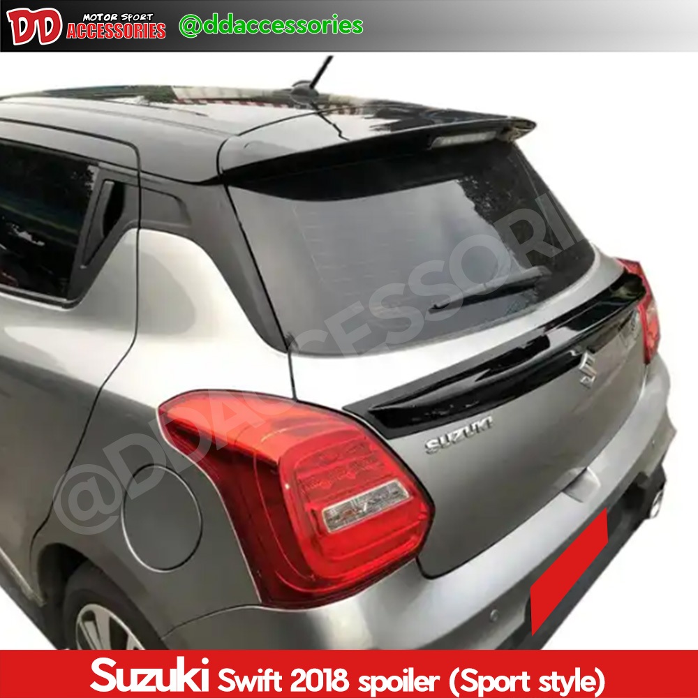 Spoiler สปอยเลอร์ swift 2018 2019 2020 2021 2022 2023 2024 ทรง sport มีไฟและไม่มีไฟ ไม่ทำสี NM