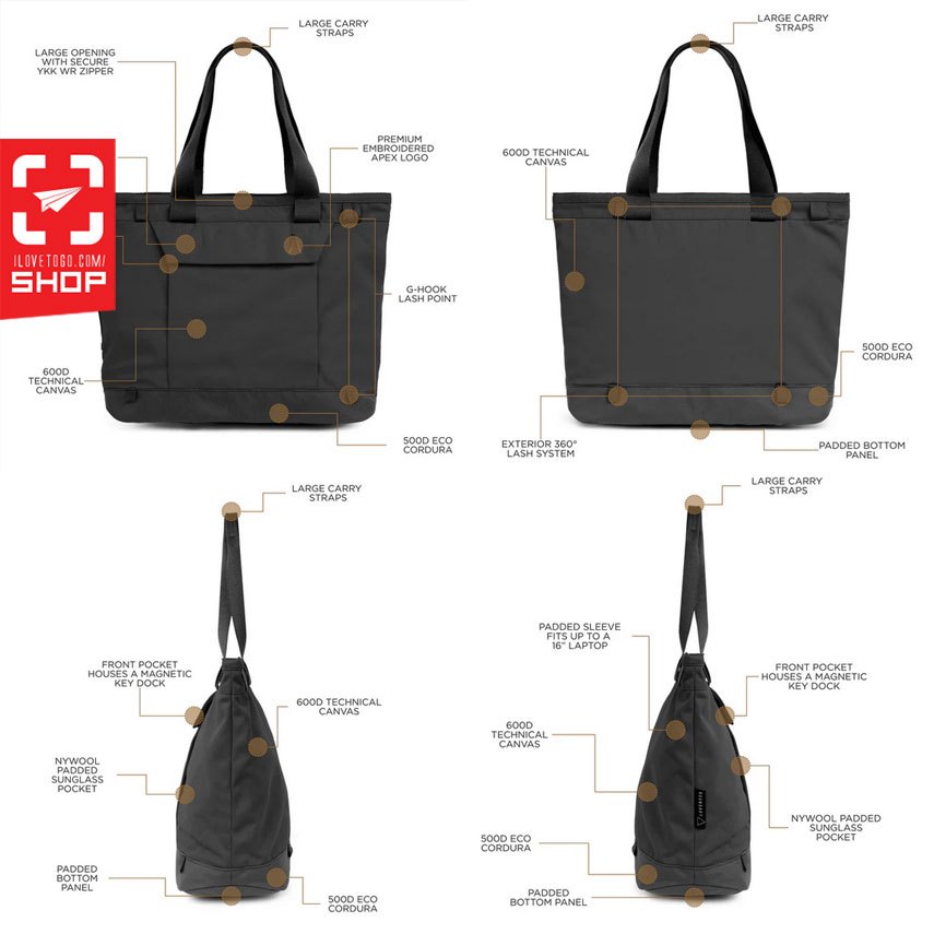 กระเป๋า Boundary Supply - Rennen Tote