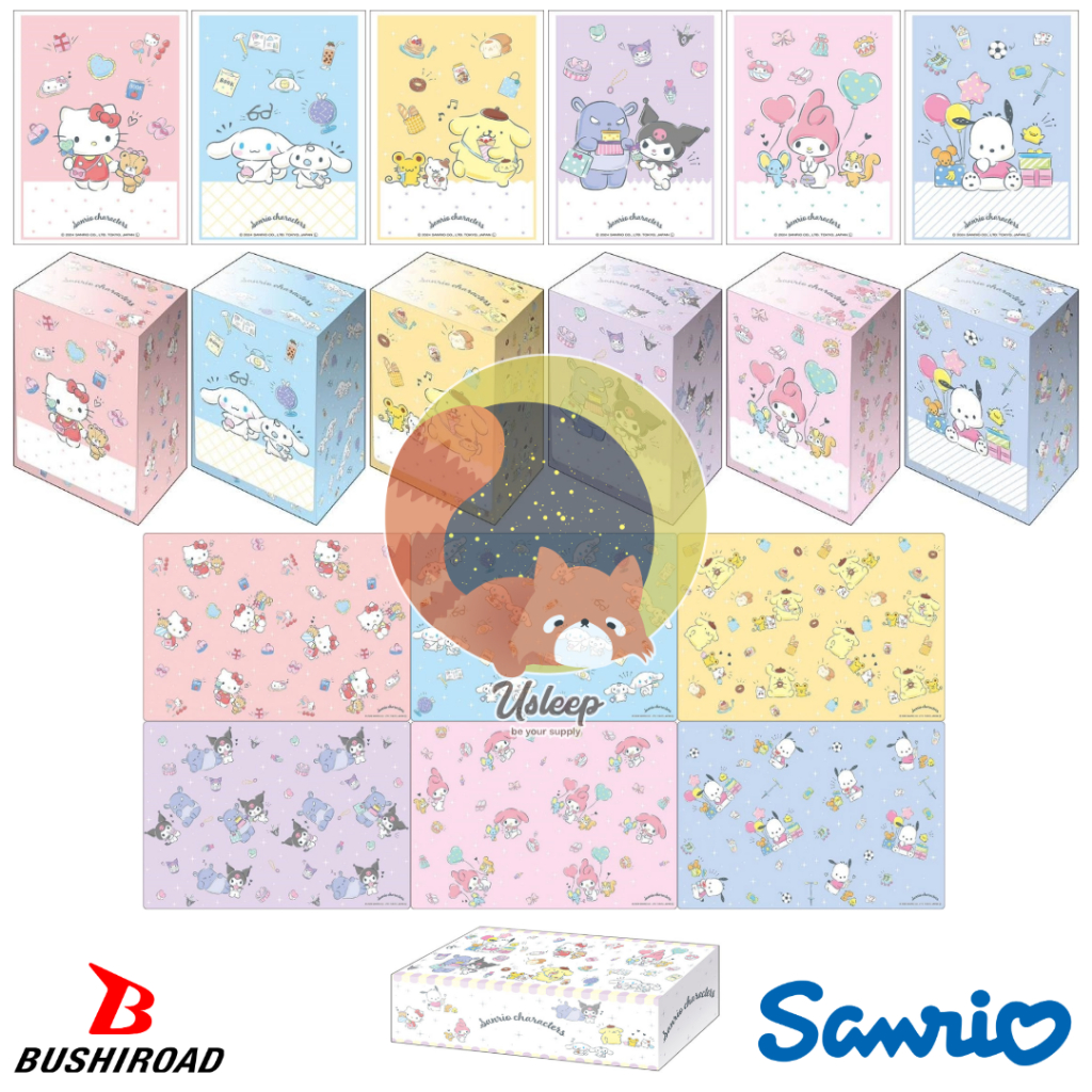 Bushiroad Sleeve & Deck Holder V3 & Storage Box V2 & Rubber Mat V2 Sanrio Characters Hello Kitty, Ci