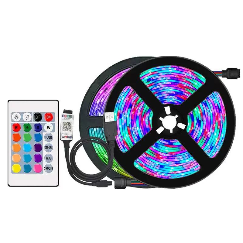 สายไฟ LED2835 RG-24 key เปลี่ยนสีได้ ไฟติดห้อง led แบบเส้น ไฟ RGB ห้อง สำหรับตกแต่งบ้าน