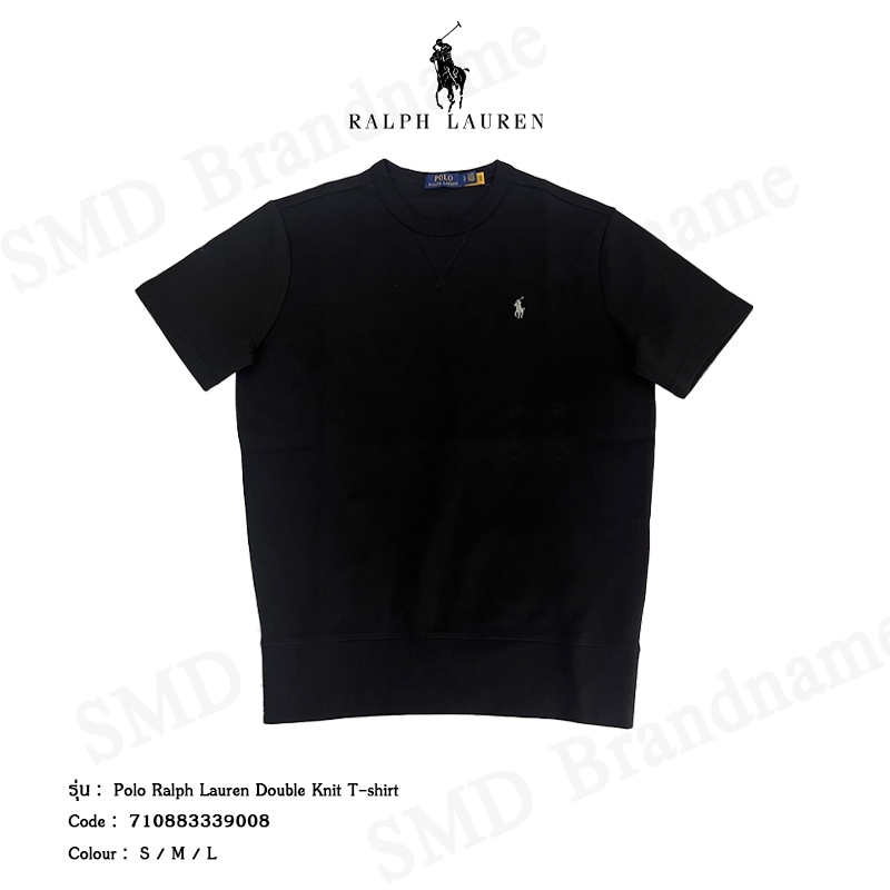 Polo Ralph Lauren เสื้อยืดคอกลม รุ่น Polo Ralph Lauren Double Knit T-shirt Code: 710883339008