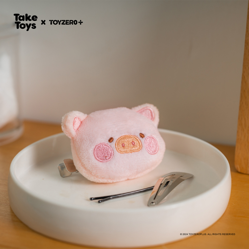 LuLu The Piggy Caturday - LuLu Plush Hair Clip