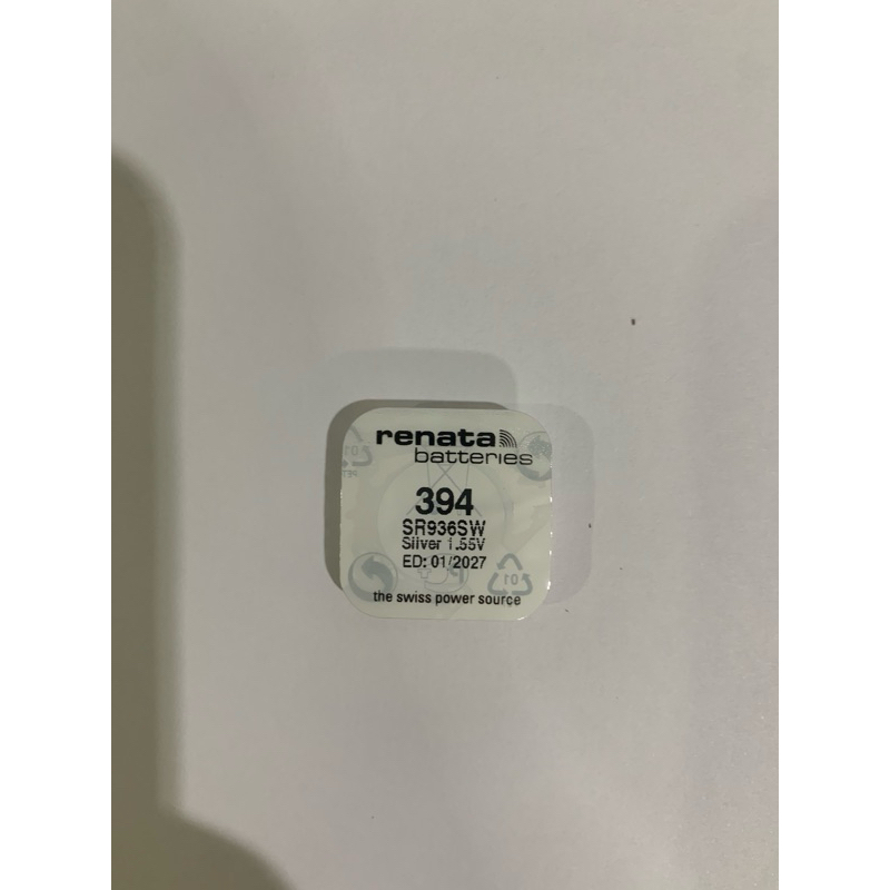 ถ่านนาฬิกา Renata 394 SR936SW ,394,936SW 1.55V Swiss Made ของแท้​ แบ่งขายจำนวน 1ก้อน