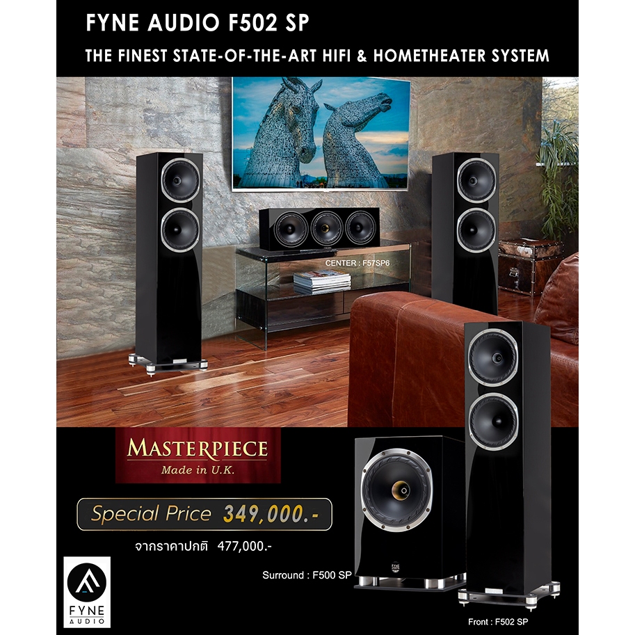 Fyne Audio F502 SP The Finish State Of The Art Hifi &Hometheater System/Set