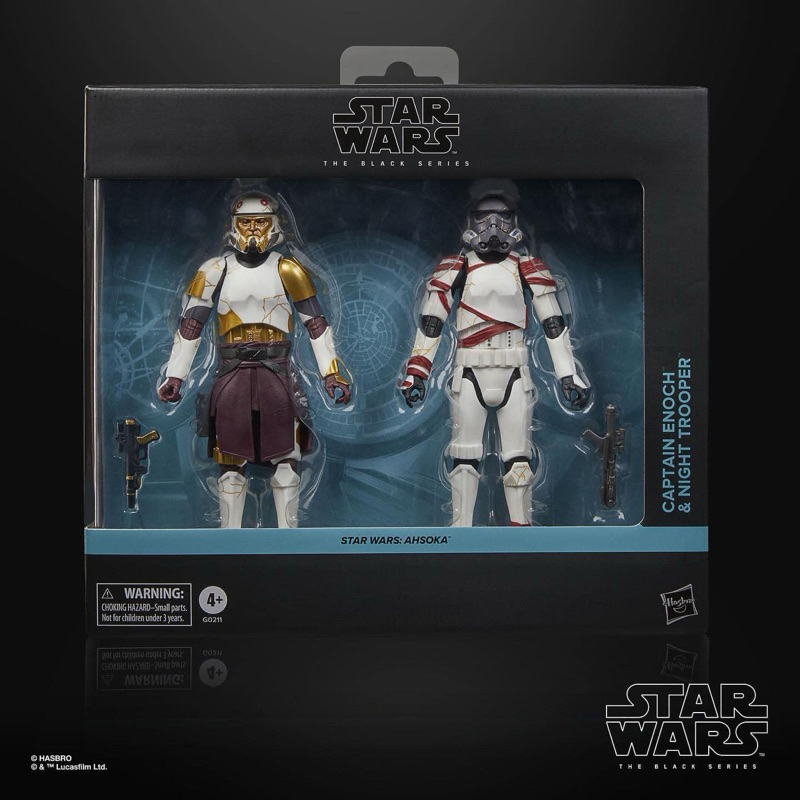 Hasbro Star Wars Black Series Ahsoka Captain Enoch and Night Trooper
