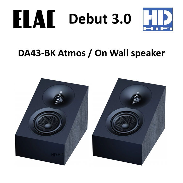 ELAC Debut 3.0 - DA43-BK Atmos / On Wall speaker