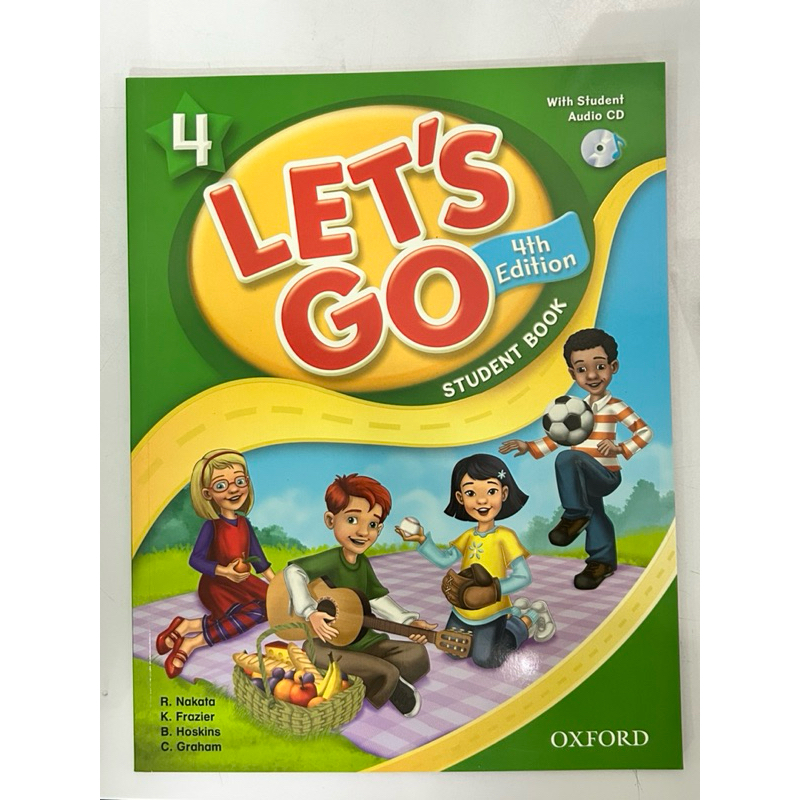 หนังสือเรียน Let’s Go 4th Edition แบบฝึกหัด พร้อม cd ประถม เล่ม4 Oxford