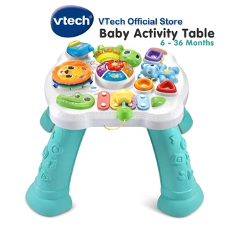VTech Touch & Explore Activity Table Multifunction Baby Activity Table Early Learning Toys Baby Boys Girls 6 9 12 months