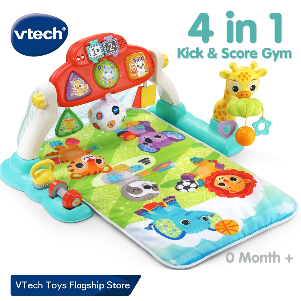 VTech 4 in 1 Kick & Score Playgym Gym Playmat for Baby Boys Girls New born gifts ของเล่นเสื่อเล่นสำหรับเด็กทารก
