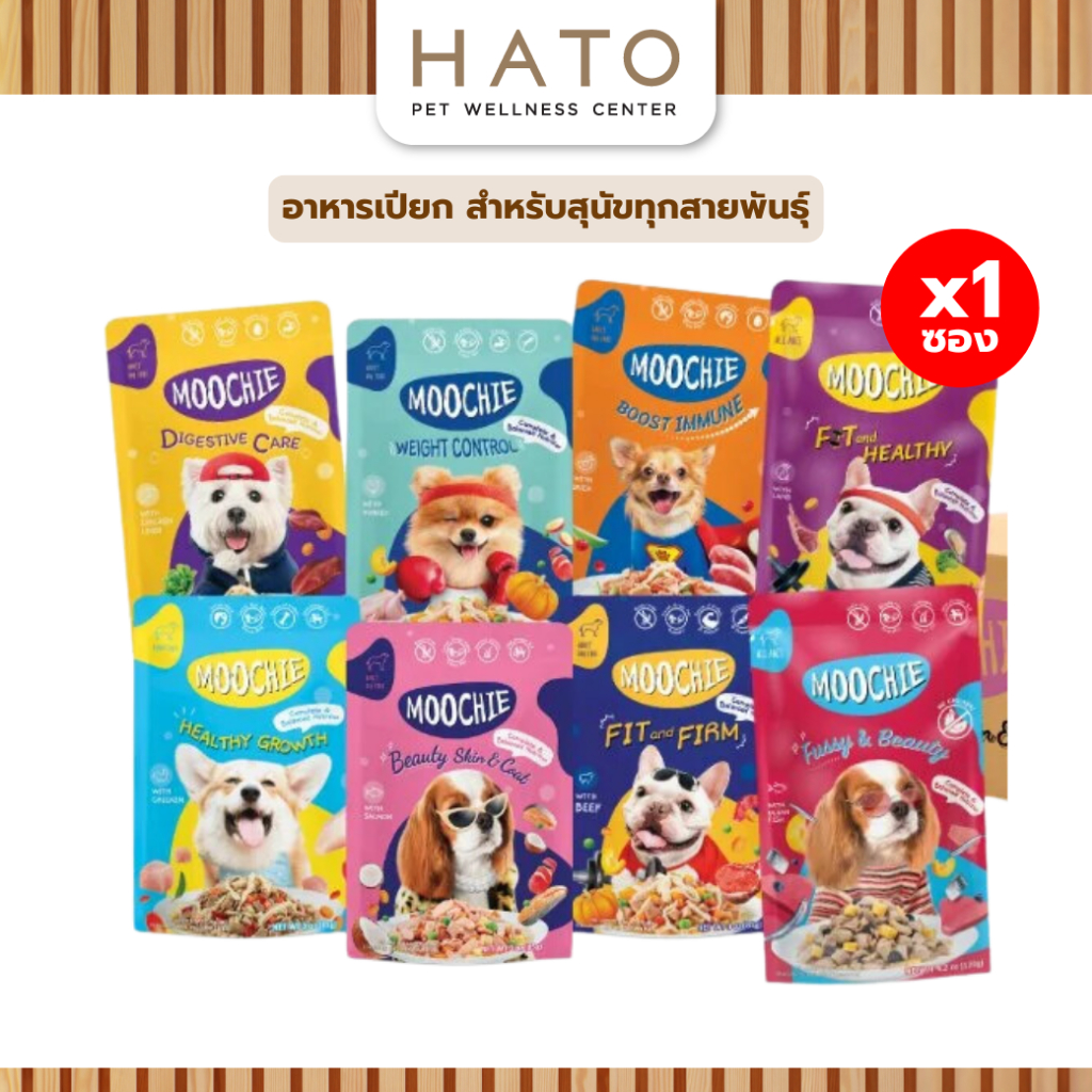 Moochie Superfood Selection อาหารเปียกสุนัข Complete & Balance Nutrition 85g.