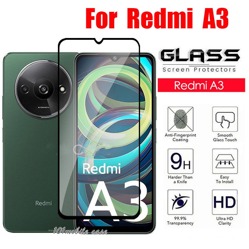 ฟิล์มกระจก สำหรับ Redmi A3 13 13C 12 12C A1 A2Plus 10 10A 10C 9 9A 9C Note8 Note9 Note10 Note11 Note12 Pro Note9sฟิล์มใส
