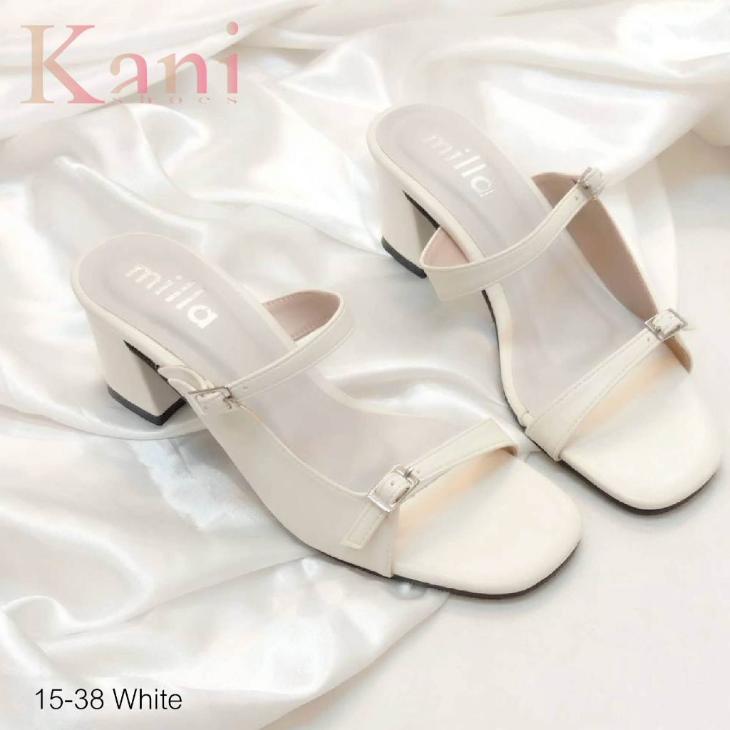 New!!!! งานพรีเมี่ยม รองเท้าส้นสูง 2 นิ้ว ใส่ทำงานหรือออกงาน พื้นรองเท้ามีที่รับเท้าใส่สบาย