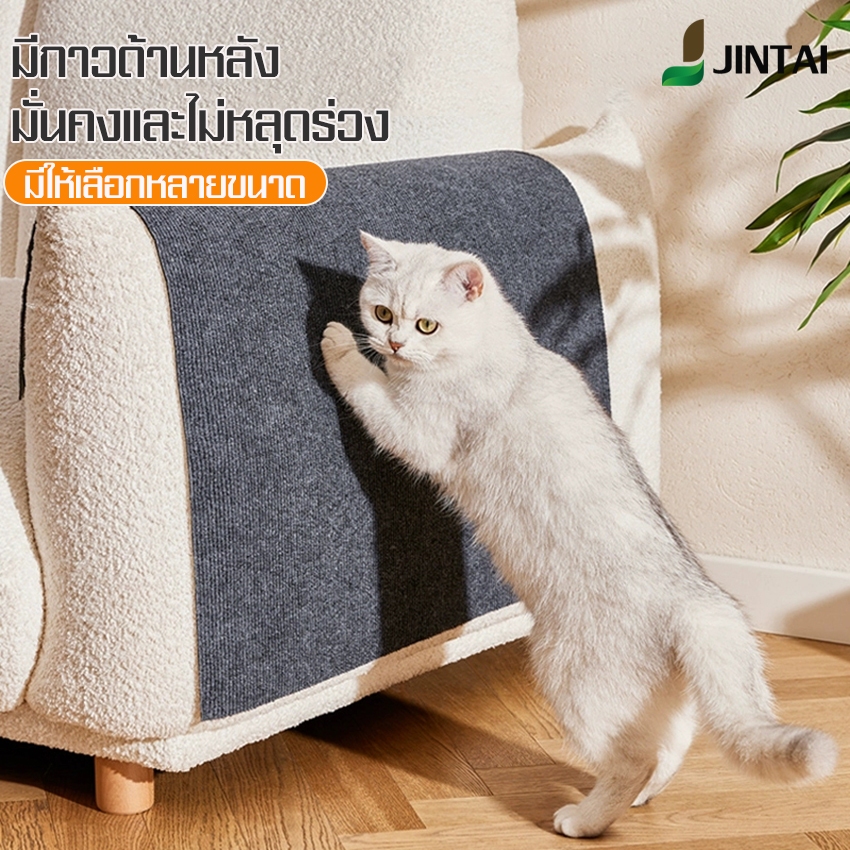 ที่ฝนเล็บแมว แผ่นของเล่นแมว ใช้สำหรับป้องกันการข่วนหรือกัดของโซฟา ผนัง เก้าอี้ ติดตั้งง่ายพร้อมกาวในตัว30x30/60x60/60x80