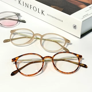ALP แว่นกรองแสง เลนส์ชมพู เลนส์บลัชออน Computer Glasses กรองแสงสีฟ้า ทรงหยดน้ำ รุ่น ALP-BB0103