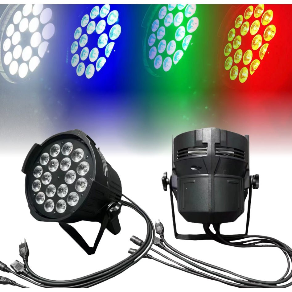 ไฟเวที LED 18*10W RBGW Par Lights/ไฟแต่งงาน/ไฟเวที
