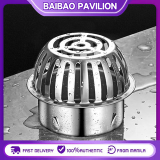 จัดส่งภายในประเทศ ตะแกรงท่อน้ำทิ้ง ฝาปิดท่อ floor drain สแตนเลส ทนทาน 50/63/75/83/90/110/150mm