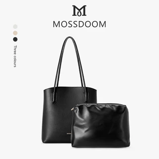 MOSSDOOM Plexy Bag กระเป๋าสะพายไหล่ผู้หญิง กระเป๋าถือ ทรงเรียบง่าย มีสามสี