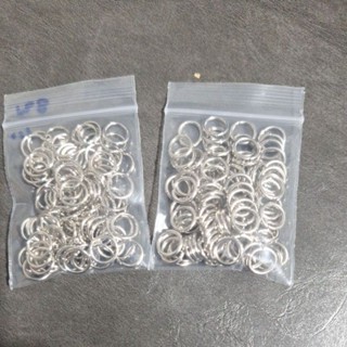 ห่วง เงินชุบ เบอร์ 8 ขนาดเส้นผ่านศูนย์กลาง 8 มม มีทั้งแบบบาง…