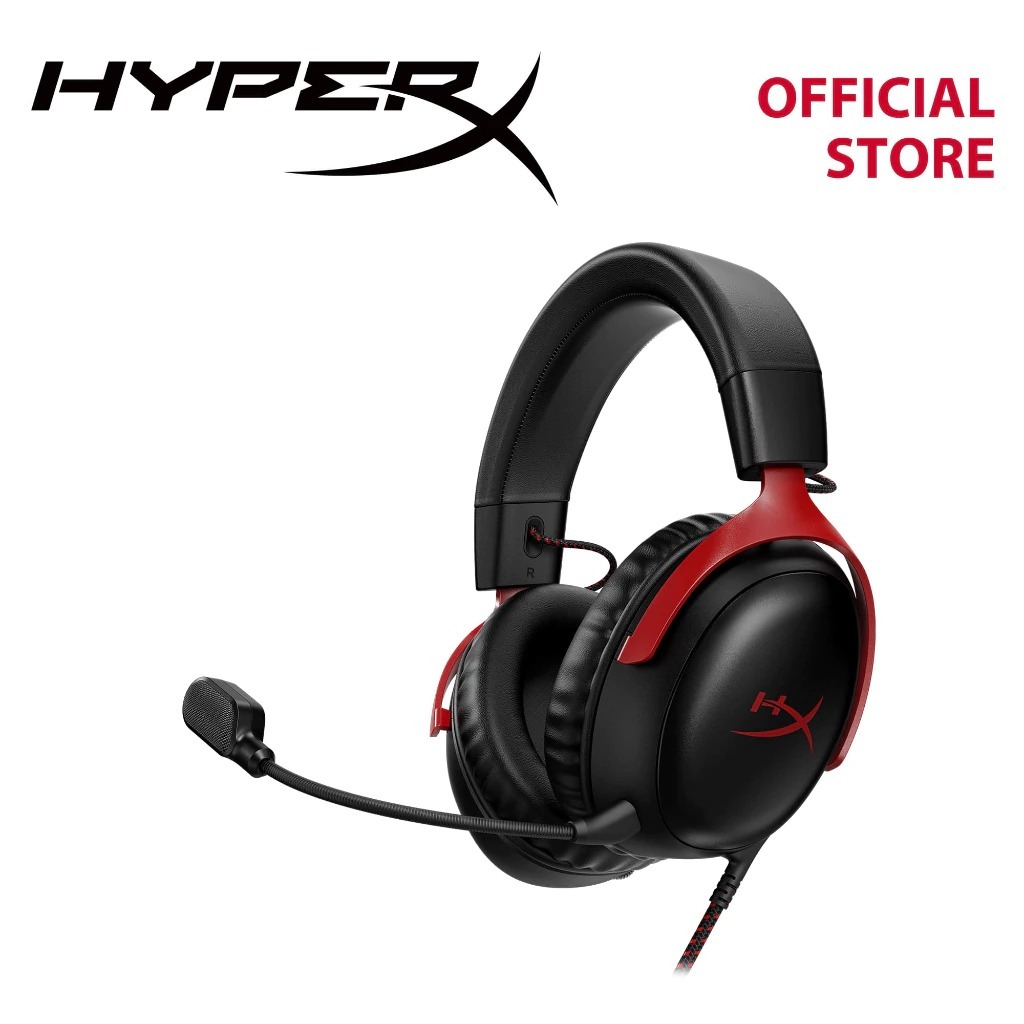 HYPER X CLOUD III HEADSET BLACK/RED (727A9AA)