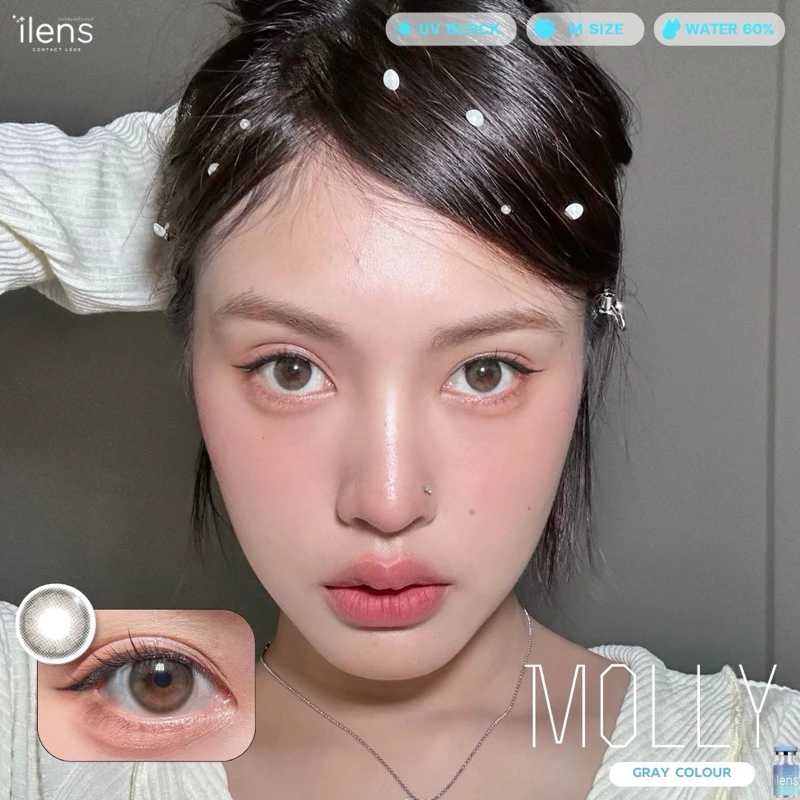 คอนแทคเลนส์ ilens Molly ค่าอมน้ำ60% ขนาดmini