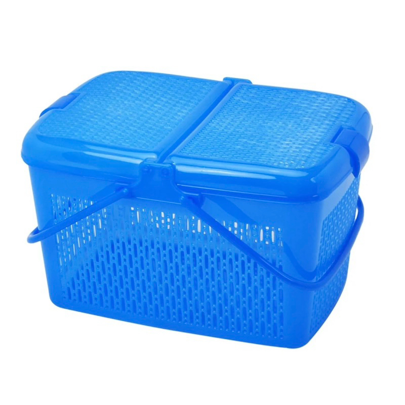 ตะกร้ามีฝา 9805 22.5x31x20ซม. ตราSN