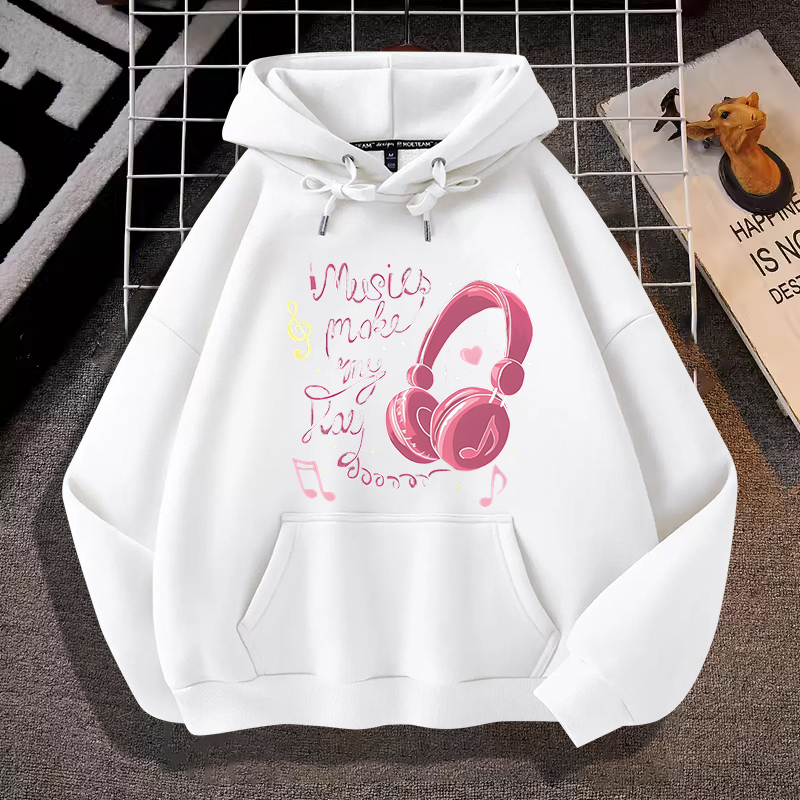 L933เสื้อฮู้ดแขนยาวผ้านุ่มใสสบายฯ ลายสวยแฟชั่งได้ทั้งชายและหญิง**ปลีก-ส่ง