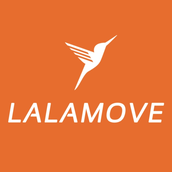 ป้าย LaLamove 40*40 ซม. ขนาด 40x40 ซม. ลาล่ามูฟ ขนส่งลาล่ามูฟ (ไวนิลพับขอบ)