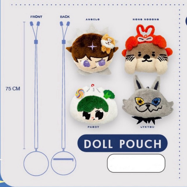 ใช้โค้ดลดได้/เก็บปลายทางได้ - ตุ๊กตา lykyou nong nooong Angelo paody บุ๋นเปรม ซีคีน ไลแคน เกรทอิน