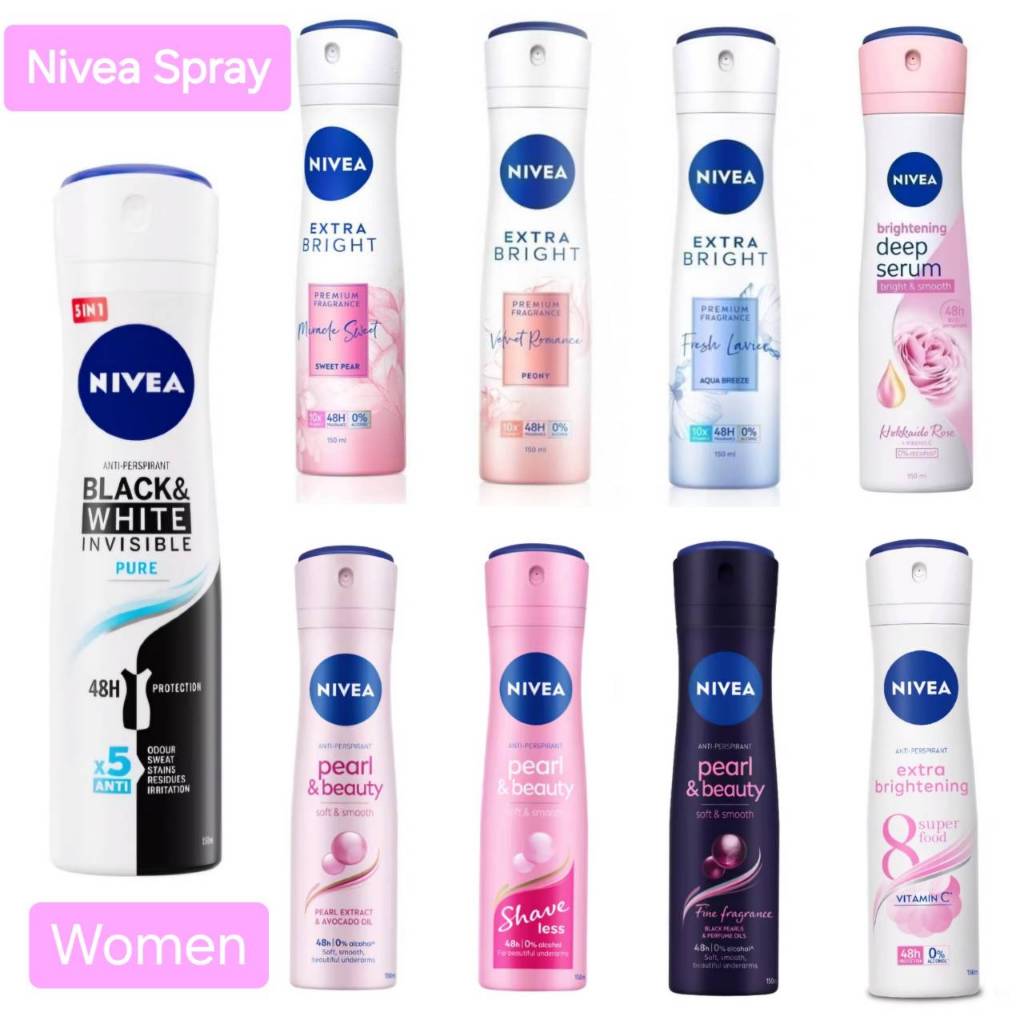 นีเวีย ดีโอ สเปรย์ ระงับกลิ่นกาย สำหรับผู้หญิง 150 มล.
