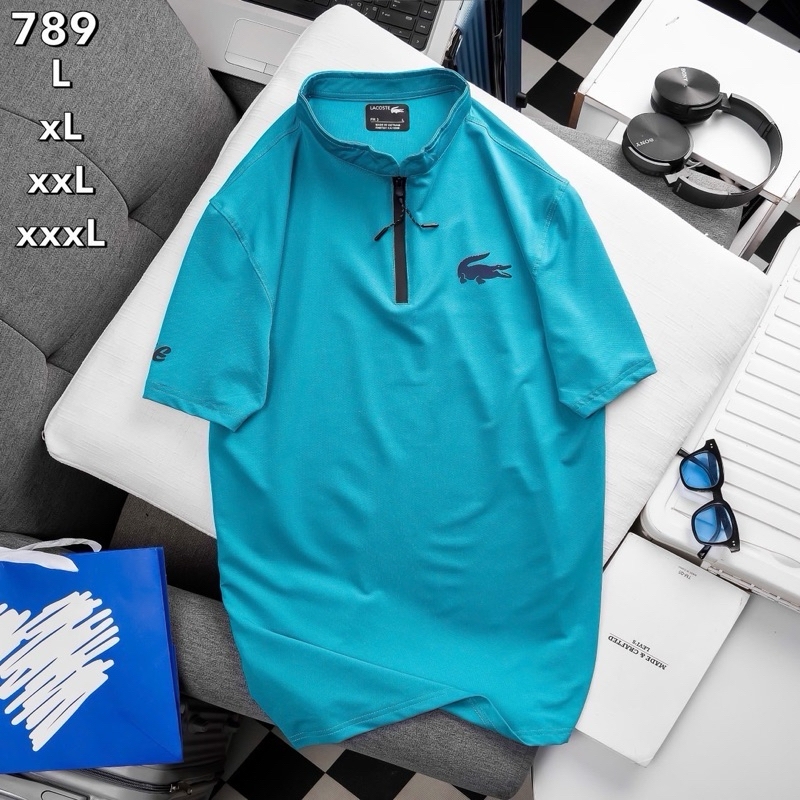 เสื้อคอจีนผู้ชาย แขนสั้น ใส่ตีกอล์ฟ ใส่ลำลอง polo PXG09