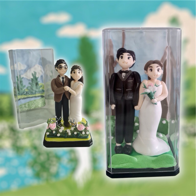 ของขวัญสุดน่ารัก ปั้นตามสั่ง ตรีมงานแต่ง ใส่กล่องพร้อมตกแต่ง สนใจสอบถามได้ค่า