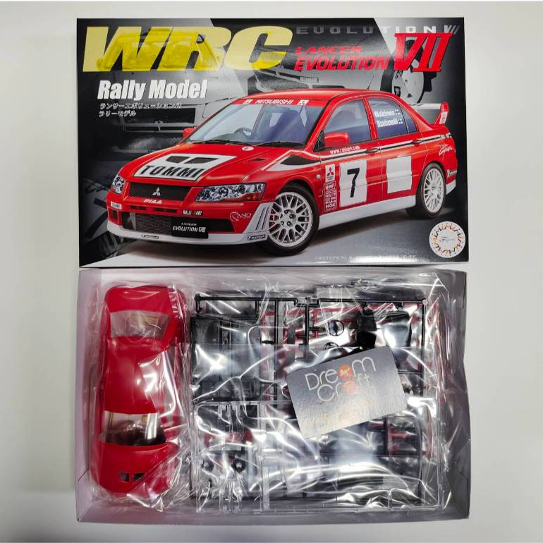 FUJIMI ID311 1/24 Lancer Evolution VII WRC Rally Model (โมเดลรถยนต์ Model DreamCraft)