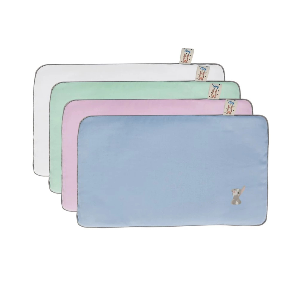 AIRY (ไอรี่) แผ่นรองศีรษะทารก รุ่นดีลักซ์ใยไผ่ 100% (แรกเกิด-1ปี) ผ้าระบายอากาศรูปทรง “รวงผึ้ง” อากาศไหลผ่านได้ดี