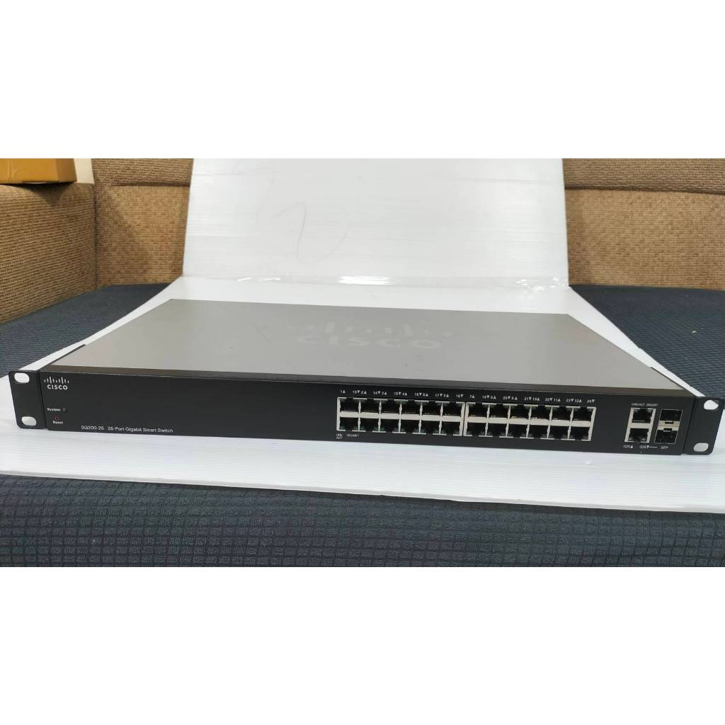 Cisco SG200-26 26-Port Gigabit  มือสอง พร้อมใช้งาน
