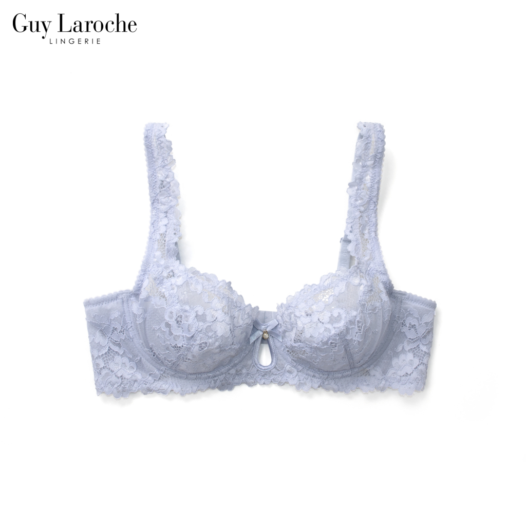 Guy Laroche Lingerie เสื้อในกีลาโรช See through Bra บราลูกไม้ ซีทรู ไม่มีฟองน้ำ บราไม่ดันทรง GB3T38 (Clearance Sale)