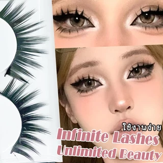 1 paire yelashes 3D ขนตาปลอม 1 คู่ ขนตาปลอมธรรมชาติ Extensions Eyelashes Natural Lashes ชุดแปรงแต่งหน้า