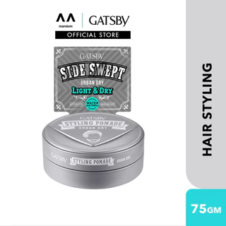 GATSBY STYLING POMADE โพเมดจัดแต่งทรงผมสไตล์วินเทจที่ต้องการลุคเนี้ยบและเงางาม 75 g. (มี 5 สูตร)