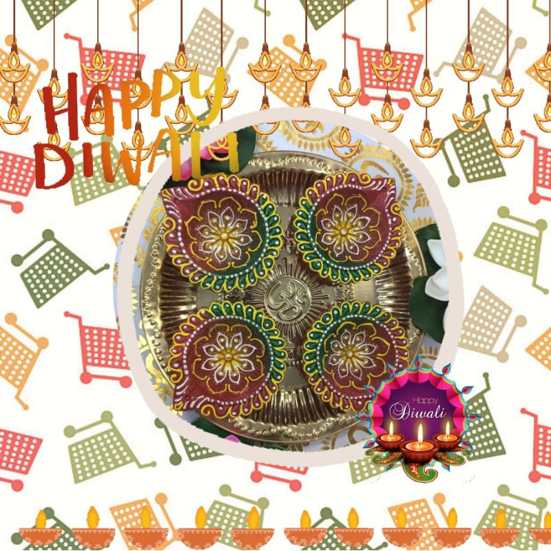 ตะเกียงดียาร์ ตะเกียงดินเผา Diya Lamp ( Diwali )